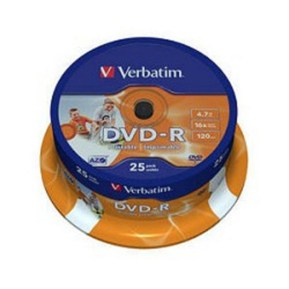 Оптический диск DVD- R Verbatim 43538 DVD- R