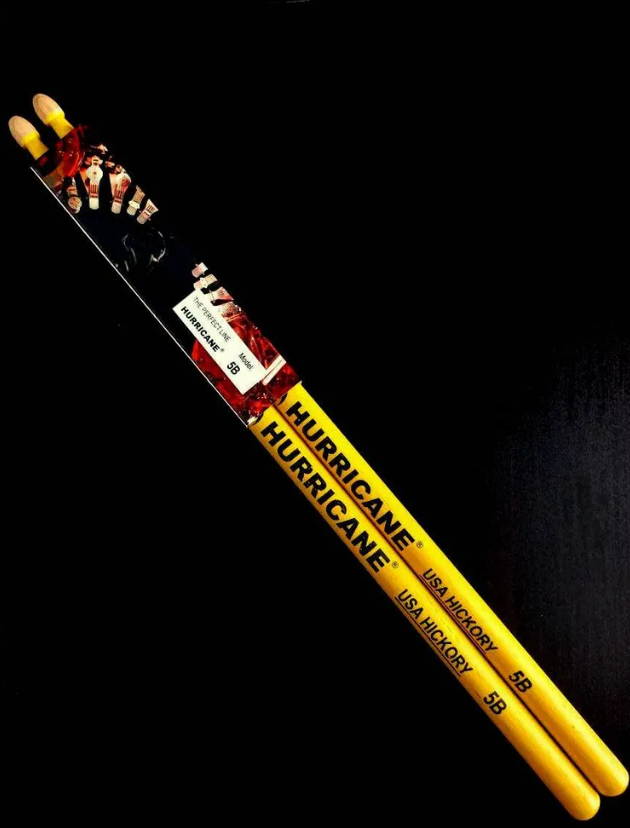 Барабанные палочки HURRICANE 5 BY желтые