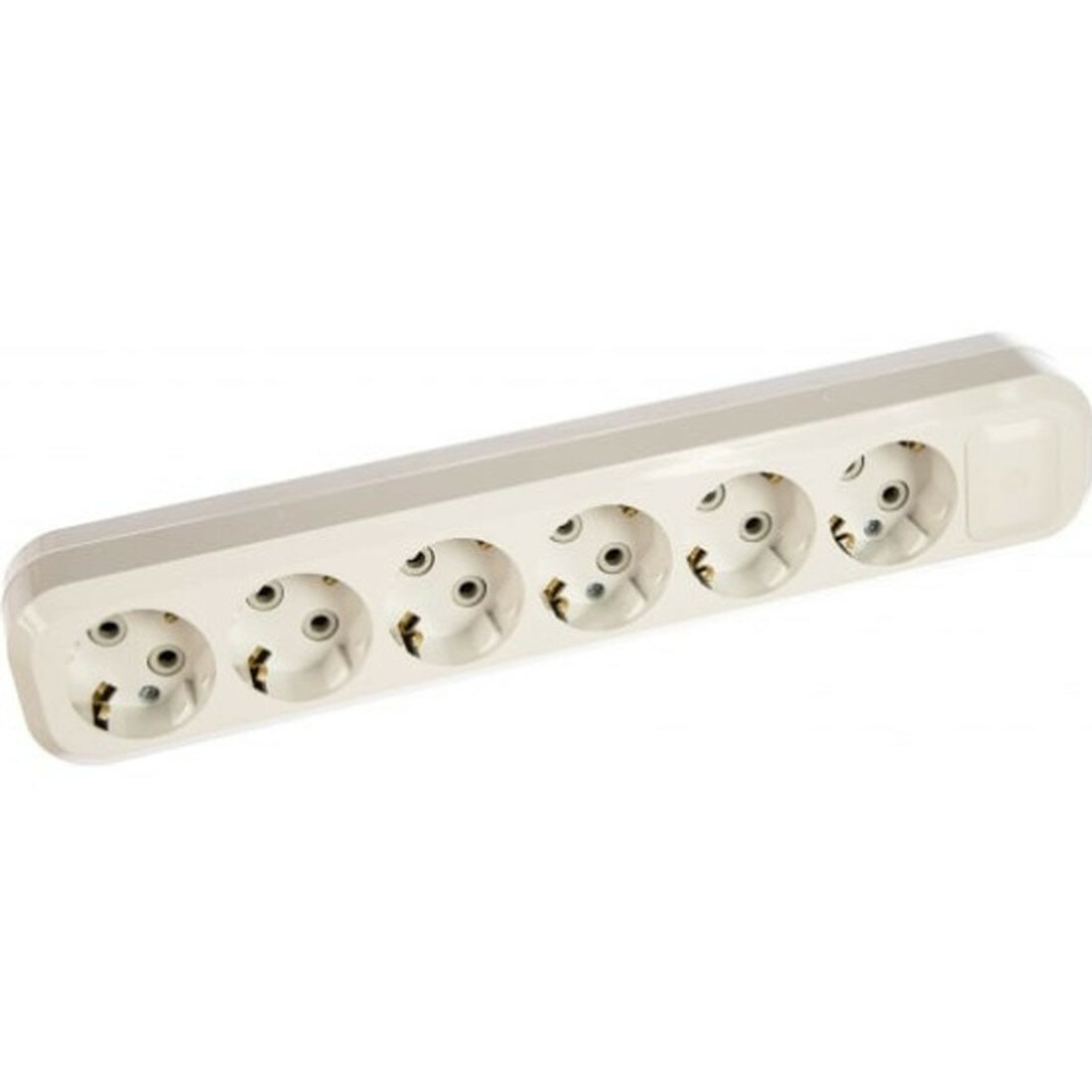 Удлинитель Makel MGP 181, 6 розеток, заземление, белый