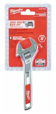 Разводной ключ Milwaukee 48227410 с червячным механизмом регулировки