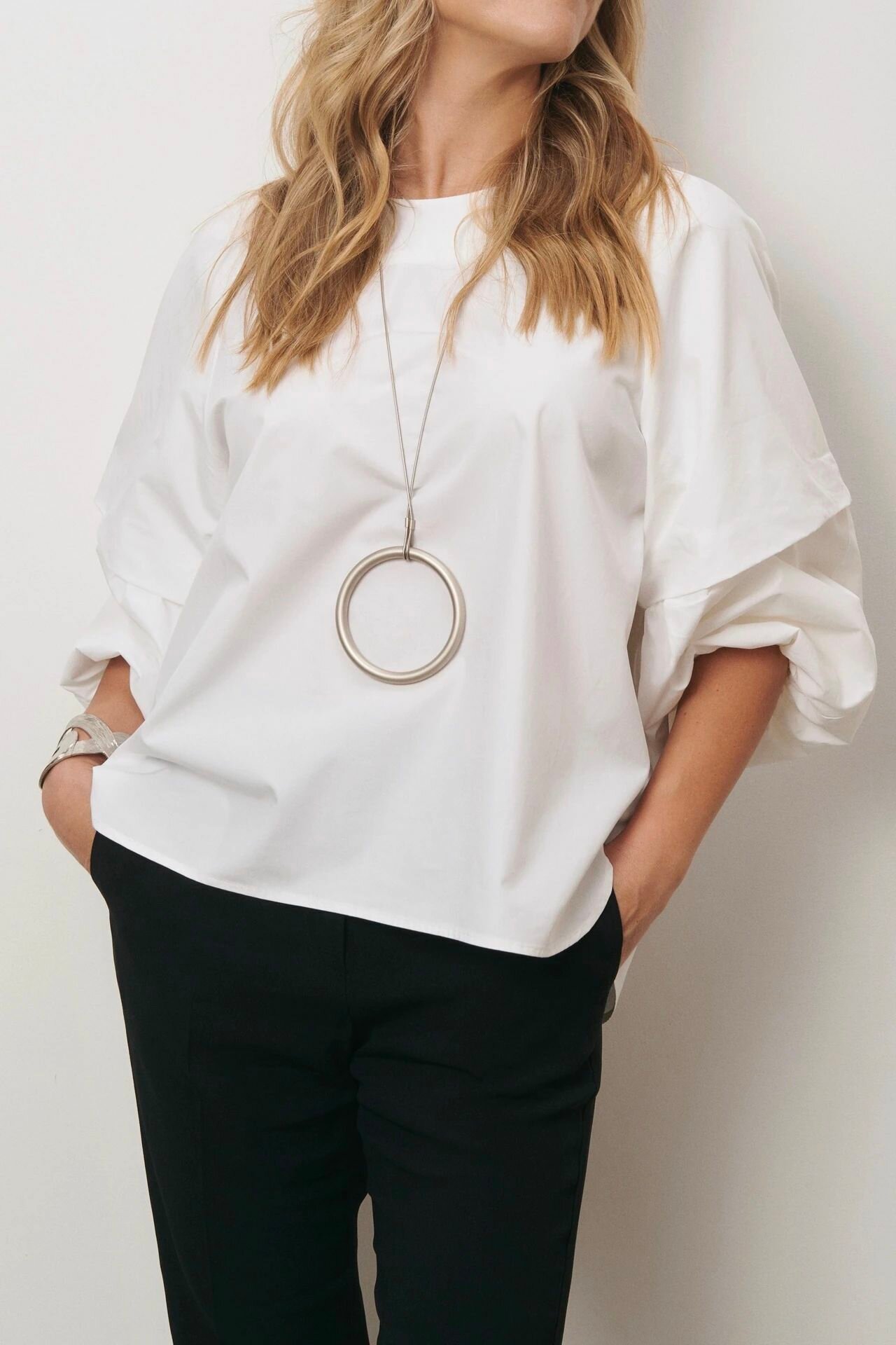 Блуза SHIK WHITE