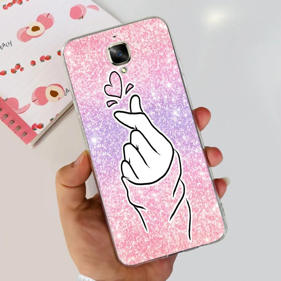 Чехол для Oneplus 3, симпатичный астронавт, прозрачный силиконовый чехол Case- U17, For One Plus 3 T