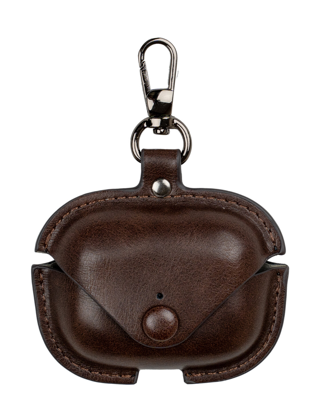 Кожаный чехол для беспроводных наушников для Air Pods Pro Коричневый