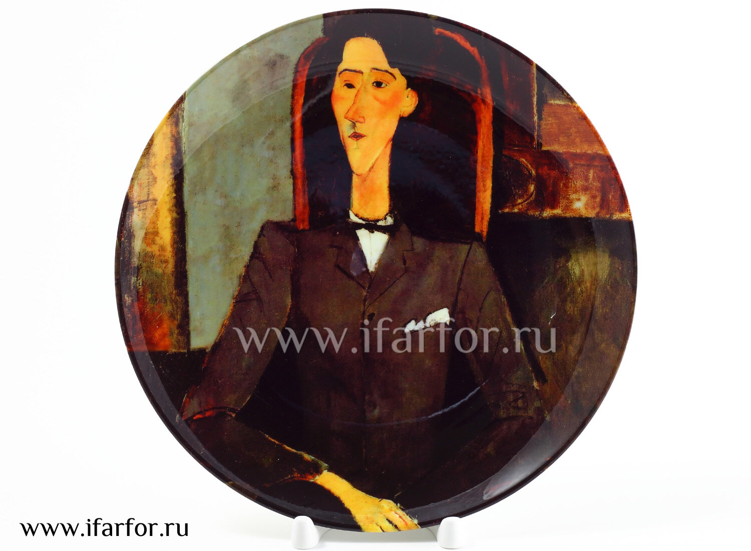 Декоративная тарелка Модильяни Амедео Портрет Жана Кокто