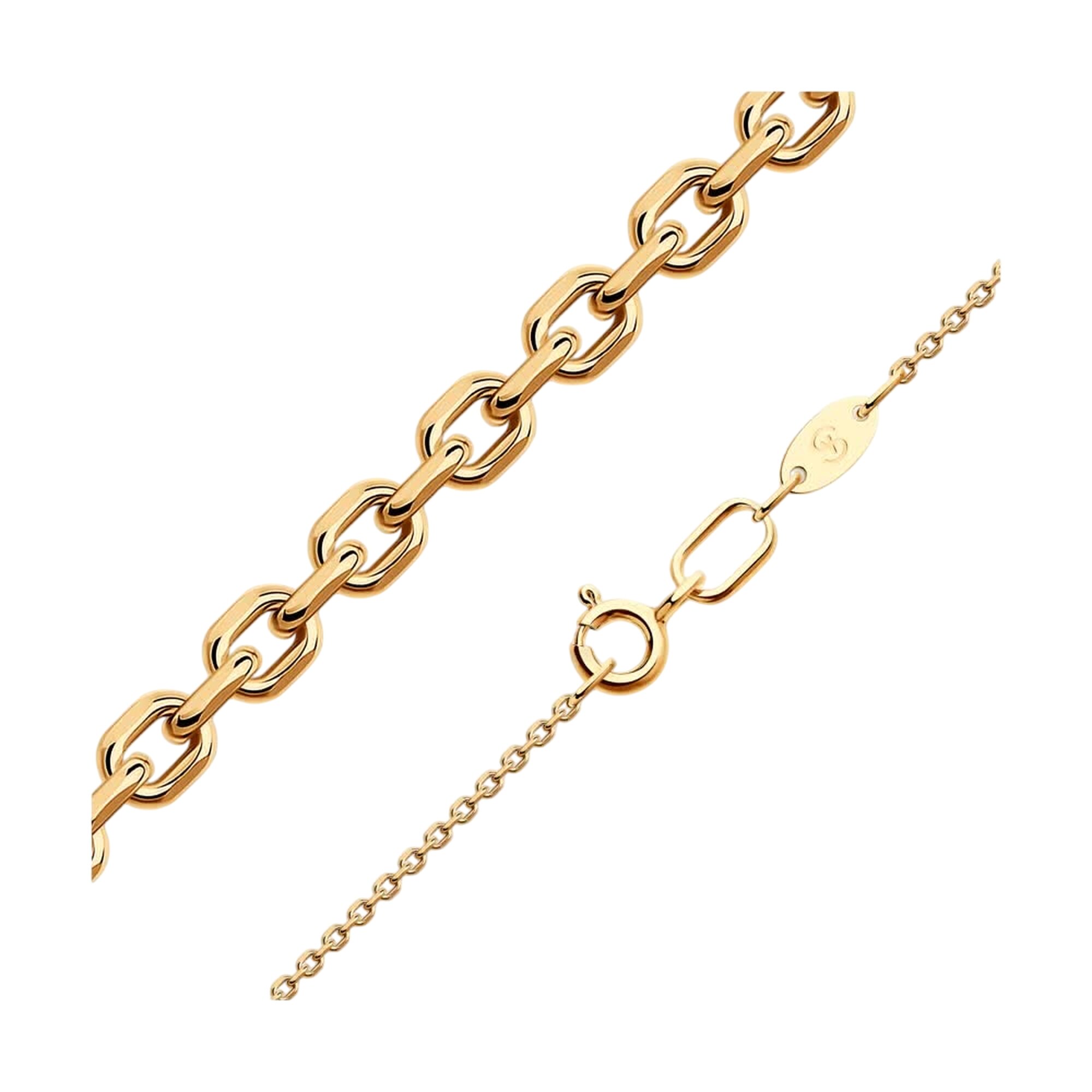 Цепь Diamant online, красное золото, 585 проба